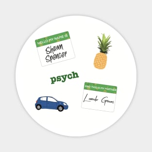 Psych Stickers Magnet